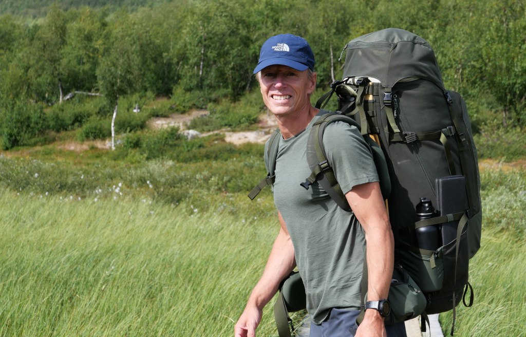 Undertecknad på Dag Hammarskjöldsleden påväg mot Kebnekaise fjällstation.