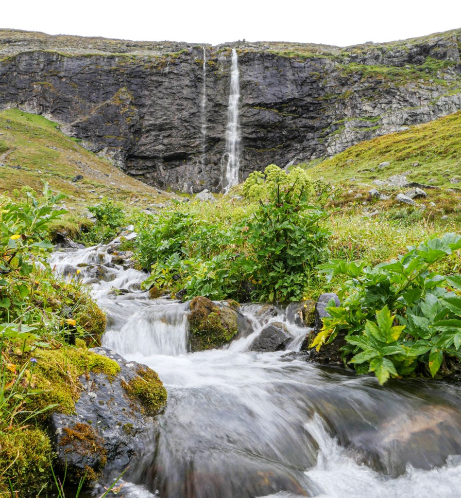 Dricksvatten utanför tältet